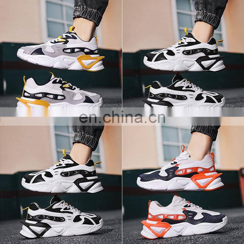 Factory Outlet 2021 Christmas New Youth Korean Thick-soled Trend Fashion Customized Mesh Casual Running Sneakers