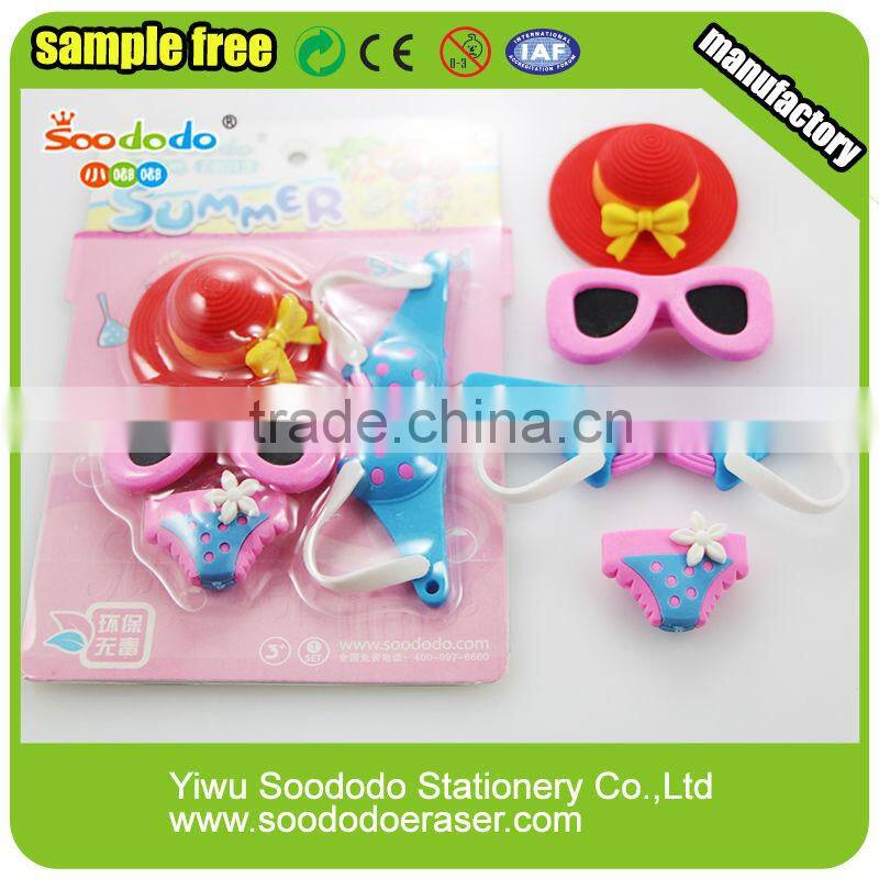 3D Card Packing Lovely Eraser