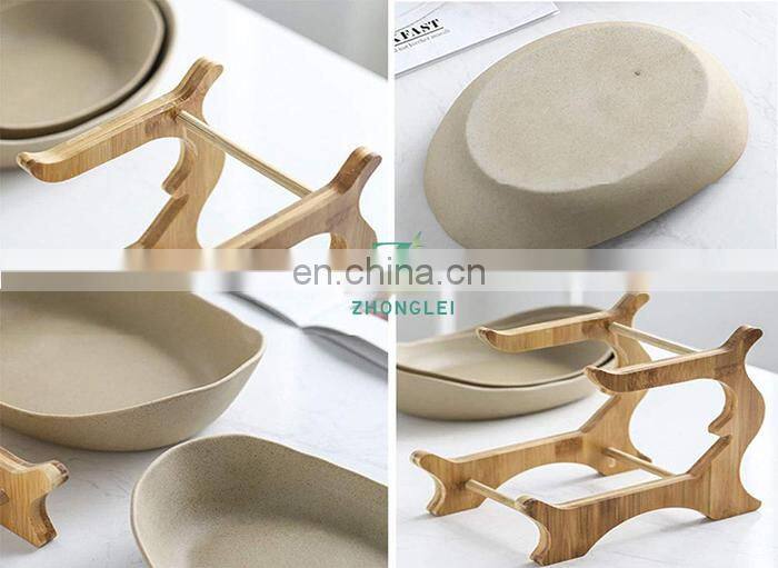 European Double Layer fruit  plate creative ceramic household  basket