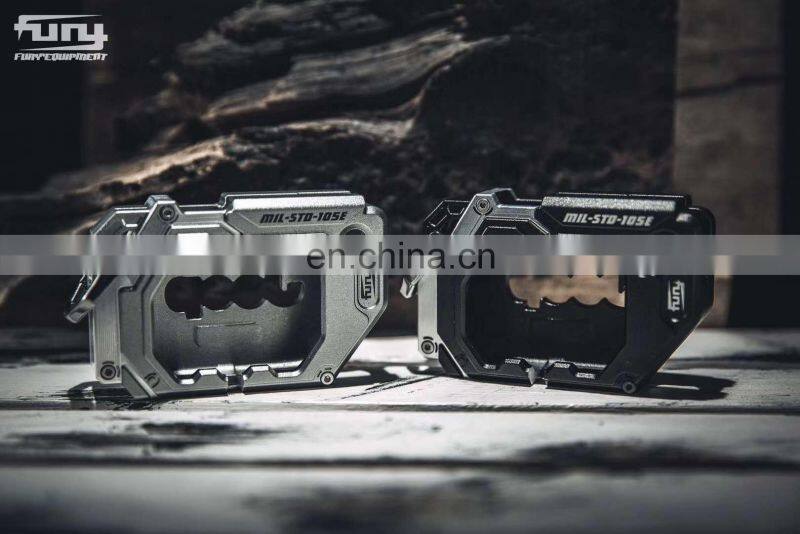 Offroad black Furyengraver key cover for Jeep Wrangler JL 4x4 manufacture aluminum accessories form Maiker