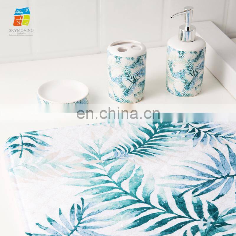 Fashion style printed peva shower curtain colorful summer design