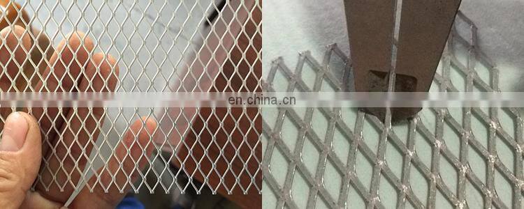 excellent aluminum PVDF diamond hole expanded metal mesh lath factory