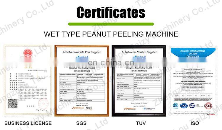 Almond Skin Removing Blanched Wet Peanut Groundnut Peeling Machine