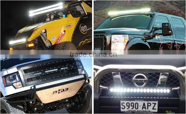 Waterproof 5D reflectors slim bar offroad 20inch 30inch 40inch 50inch single row light led bar SUV ATV 4WD