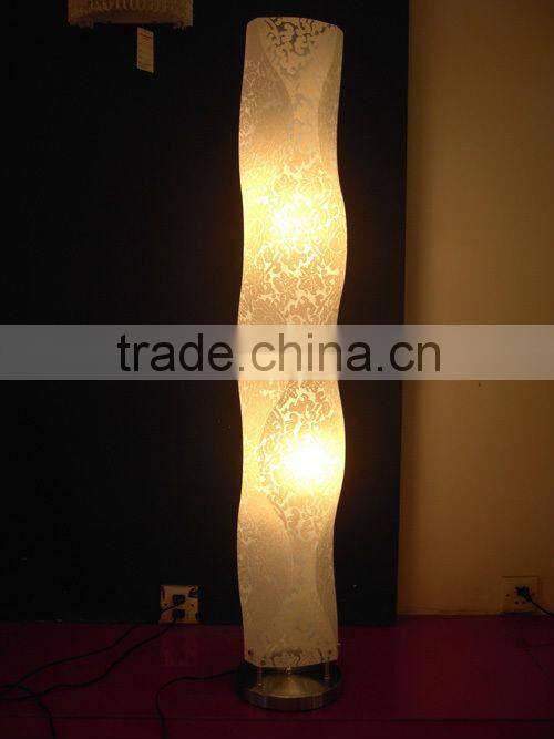 colorful plastic floor standing lamp / lamppost