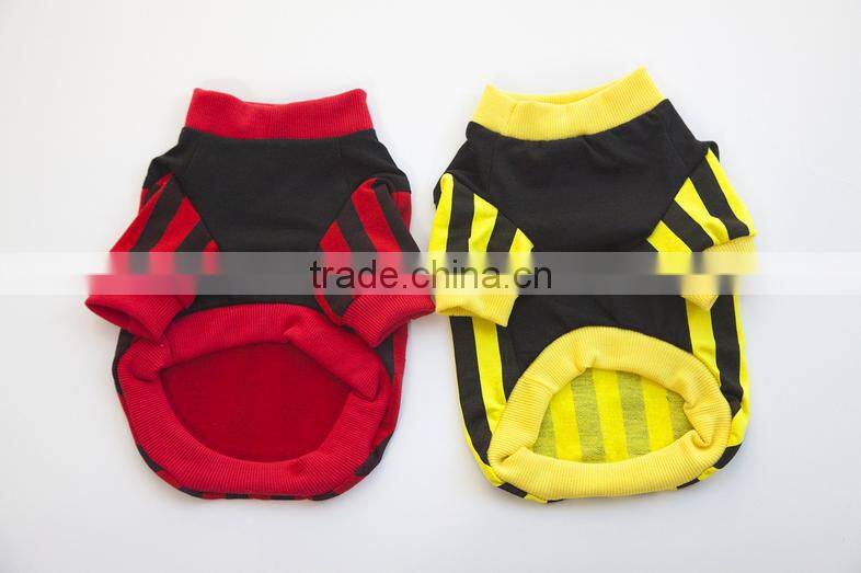 2016 new model yellow red S/M/L/XL/XXL size pet costumes for dog