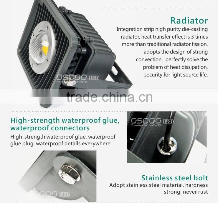 5 years warranty Epistar/Bridgelux 30w led flood light