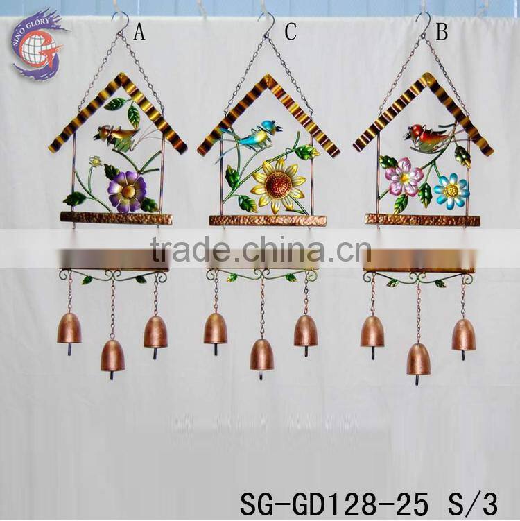 Beautiful dragonfly ornament hanging glow in the dark material metal bird feeder