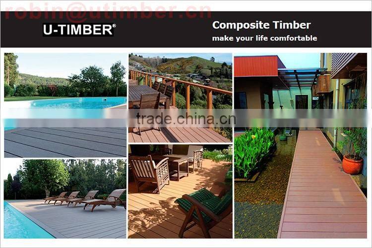 Low maintenance WPC pool decking