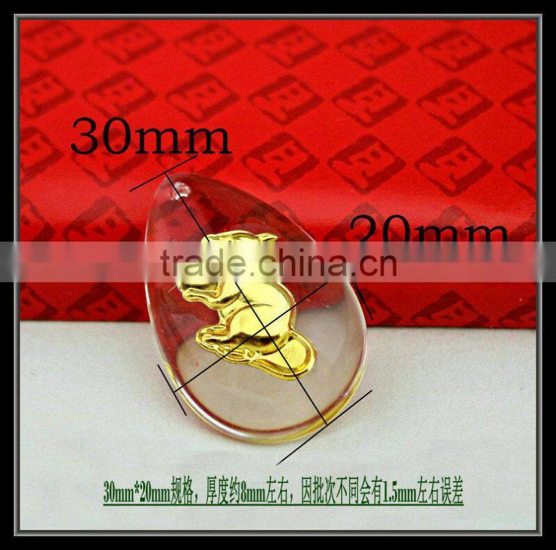 2013 China Wholesale Fashion Jewellery Gold Zodiac Pendant