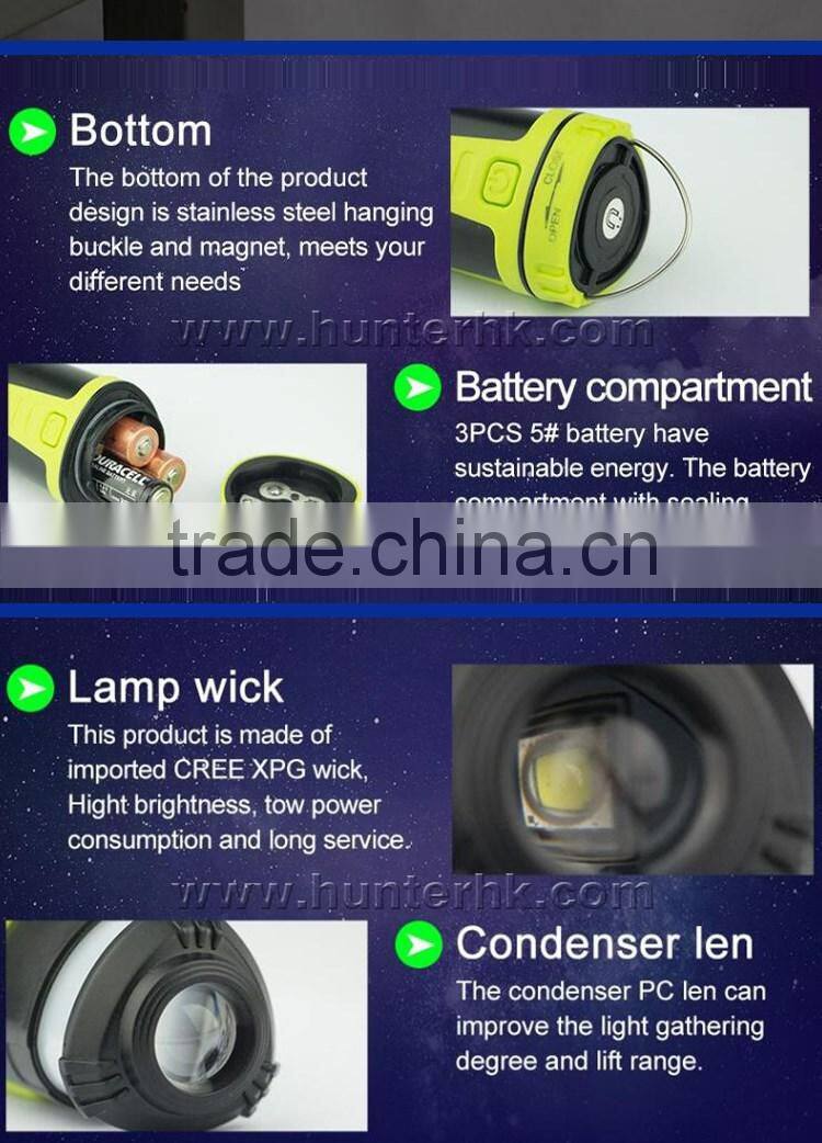 New Arrival Mini Multi-Function Bivouac Flashlight