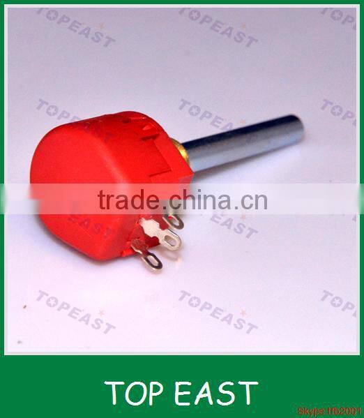 RED colr carbon film 100k rotary wirewound long shaft potentiometer
