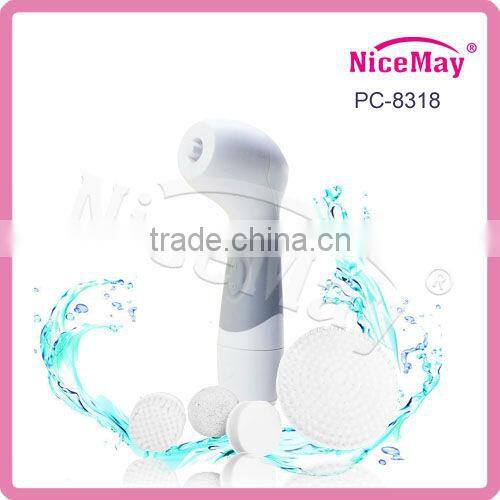 4-1 waterproof face & body cleansing & massager brush