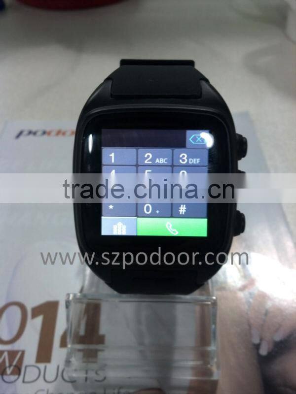 Podoor PW306 latest Android watch phone, Touch sreen,5.0MP Camera, built in SIM card,WCDMA,GSM, WIFI,GPS,metal body, watch