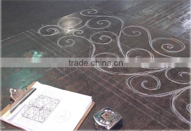 Decorative Simple Iron Pipe Fence For Sale