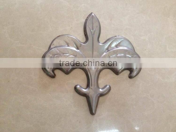 Stamped iron Rossets stamped brass ornament metal sheet leaves