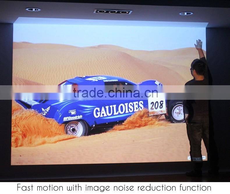 High Quality 2800 Lumens 72-150" 3D Home Theater Portable Projector Movie Projector For Education+Entertainment