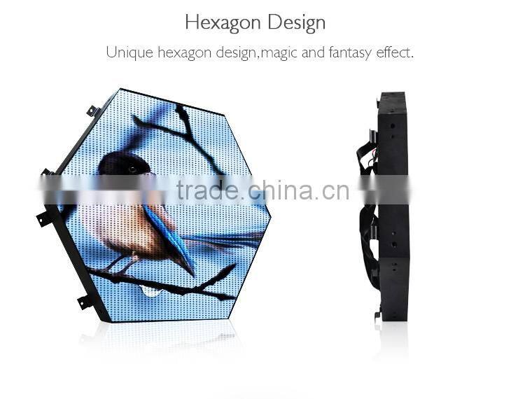 2016 new top hanging 3d led display led screen for indoor decoration club/disco