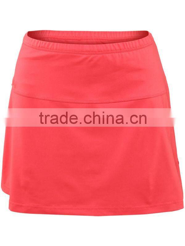 ladies fashion custom made hot sales tennis skirt