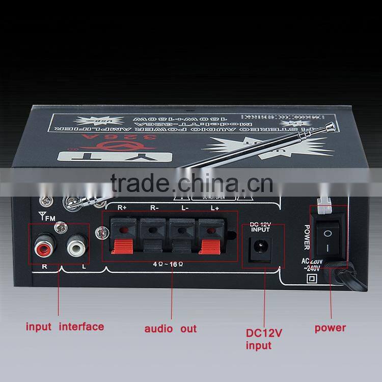 China hot sale amplifier YT-326A support CD/DVD/VCD input HOT!!!Top sell