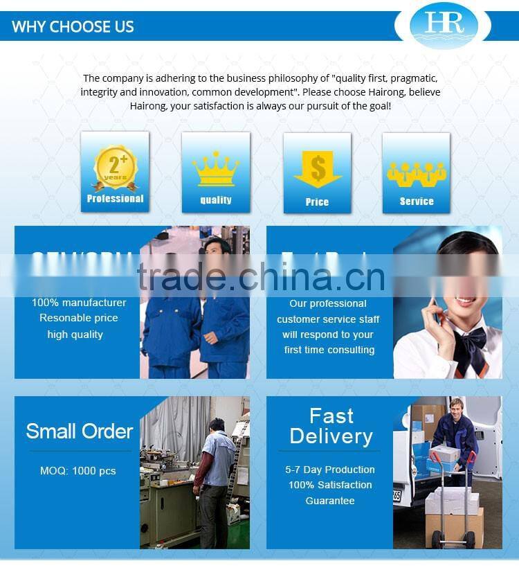 Custom red brand adhesive logo label