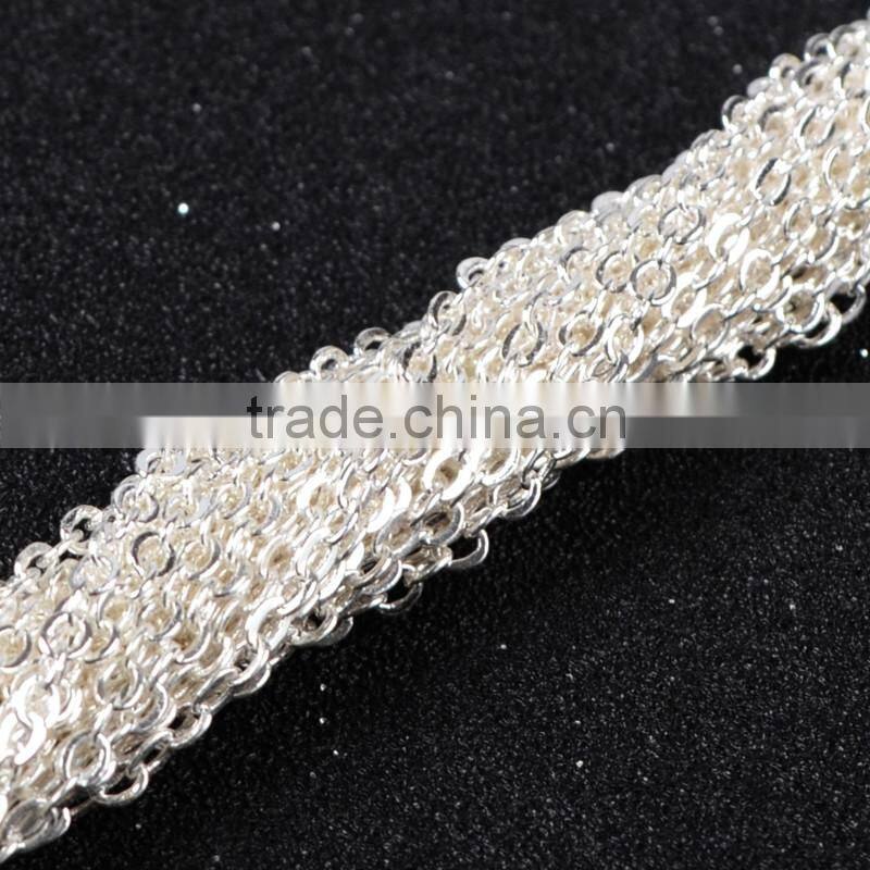 Gold Fill Chain Flat Cable Chain, necklace chain, bulk chain wholesale,Spinel Rosary Chain, Sterling Silver chain