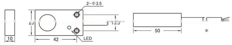 TL-W5F2 PNP NC proximity detector sensor with 5mm sensing distance