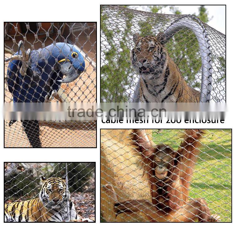 Stainless steel woven type stair cable mesh