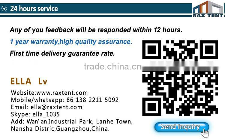 Focus on photo booth tent