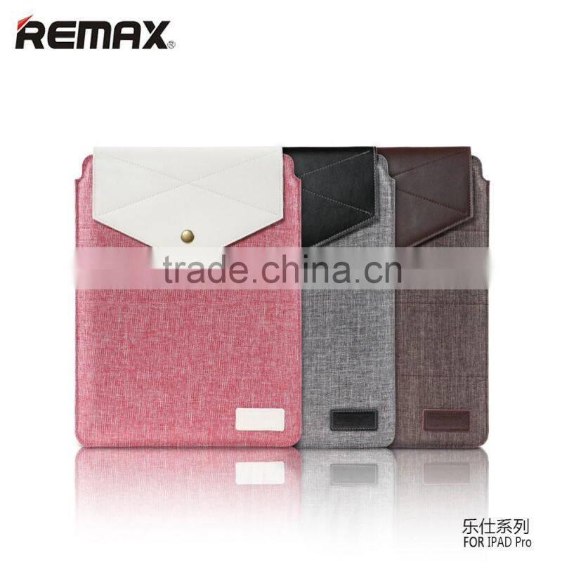 Remax LESHI Series For iPad Pro PU Leather Laptop Sleeve Case Protective Case Bag Cover for iPad Pro TB-0005