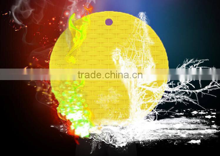 Hot sale FDA and LFGB food grade colorful Round shape non-sick silicone table mat & silicone placemat