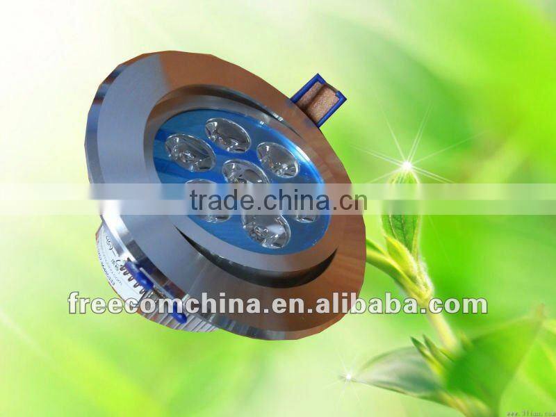 Anodized aluminium led ceiling light parts outer ring