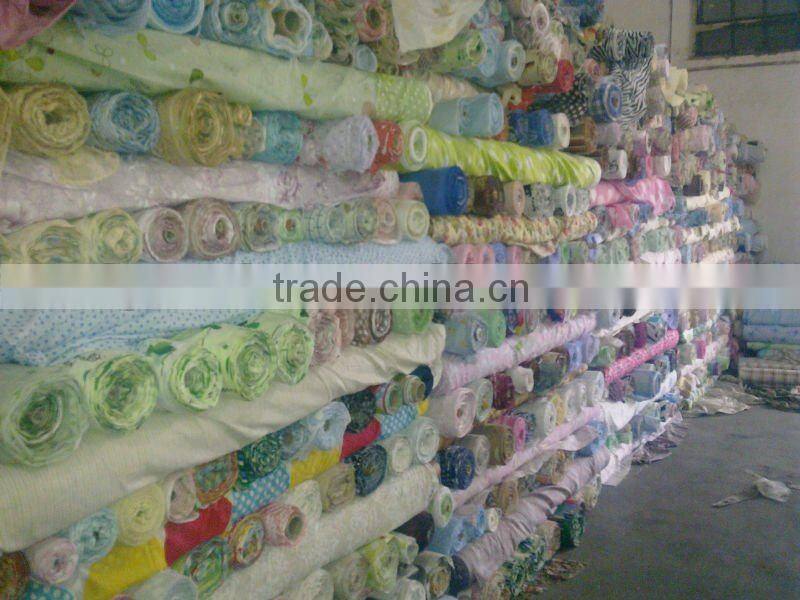 polyester cotton stock printing fabric