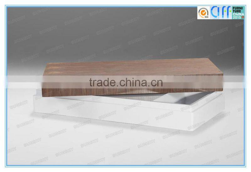 rectangle rotation wood coffee table with storage for sale SK1243