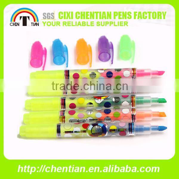 China Wholesale High Quality Multi Color Ball Pen With Highlighter