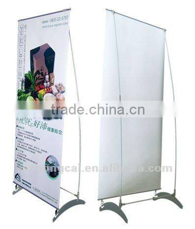 Banner stands with new arch foot