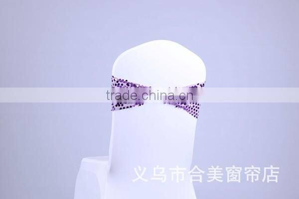 lace chair sash elastic ruffle chair sash cheap spandex chair sashes