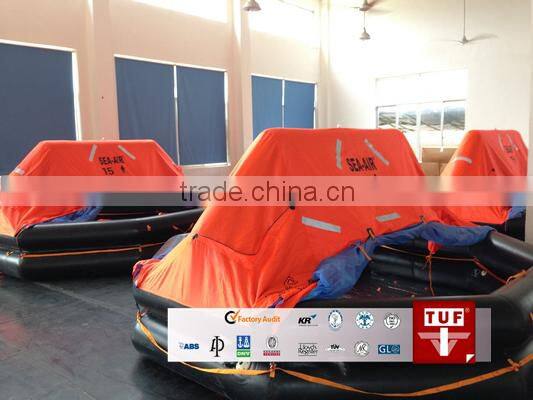 solas throw over life raft