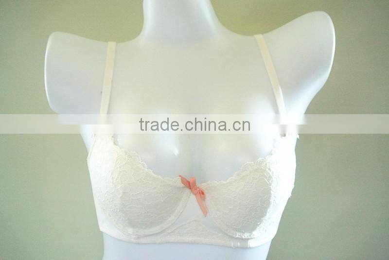 Alibaba White Stock Bras Wholesale Push Up Bra in China
