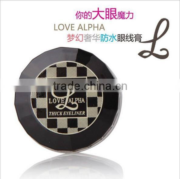 Love Alpha Dream Luxury waterproof eye liner 4 colors gel eyeliner new style eye liner