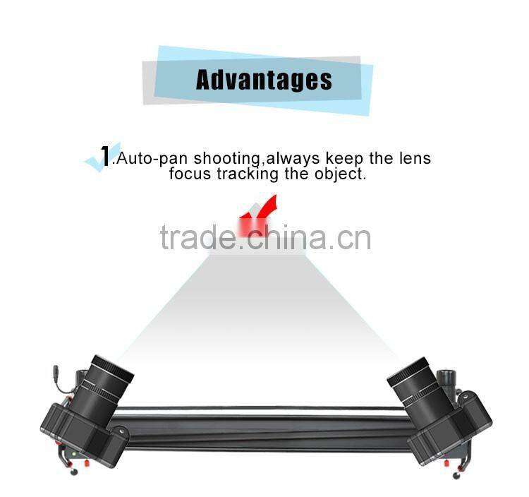 120cm Aluminium alloy auto pan shot wide angle shot time lapse shot dslr camera motorized slider