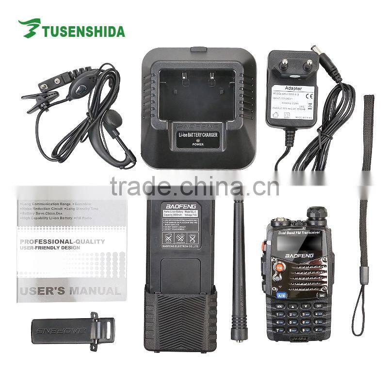 China Dual Band vhf uhf Transceiver Ham Radio Baofeng BF-UV5RA 5W Radio