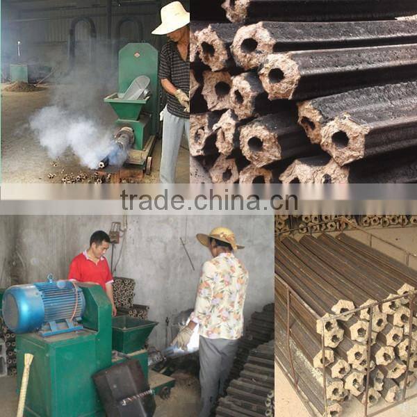 Good performance coconut shell charcoal briquette machine