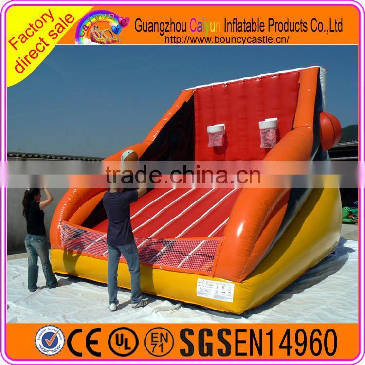 Red inflatable basketball shooting game for kids adults