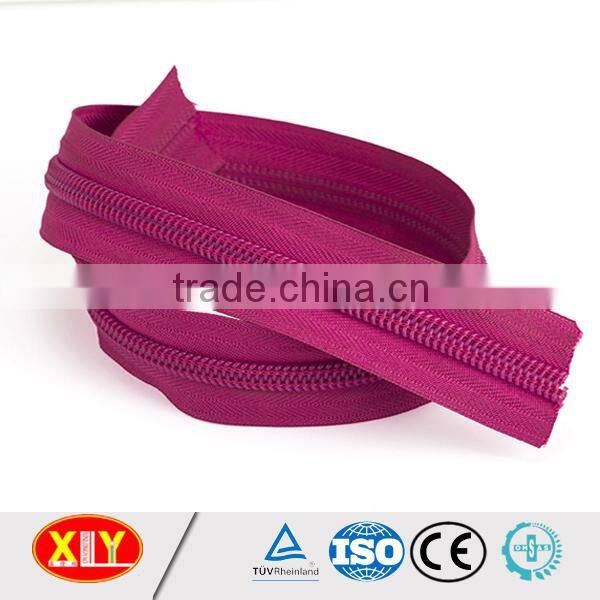 2015 hot sale #3 coil zipper long chain cheap price nylon zipper