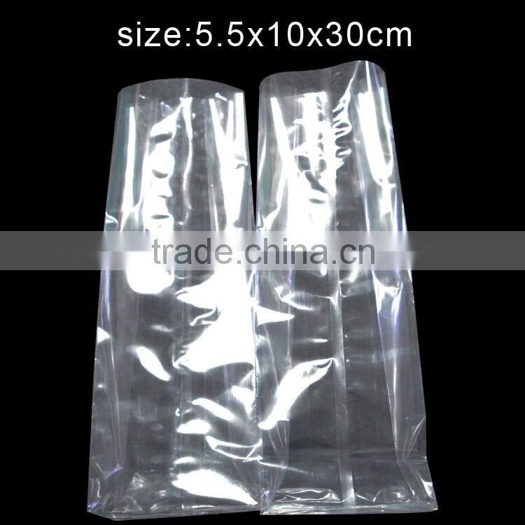 opp self adhesive seal square btoom stand up bag for snacks