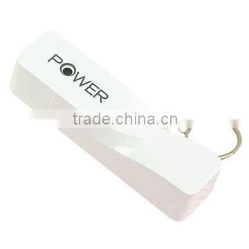 1500mah Promotional Twitch Shape Perfume Power Bank with key chain