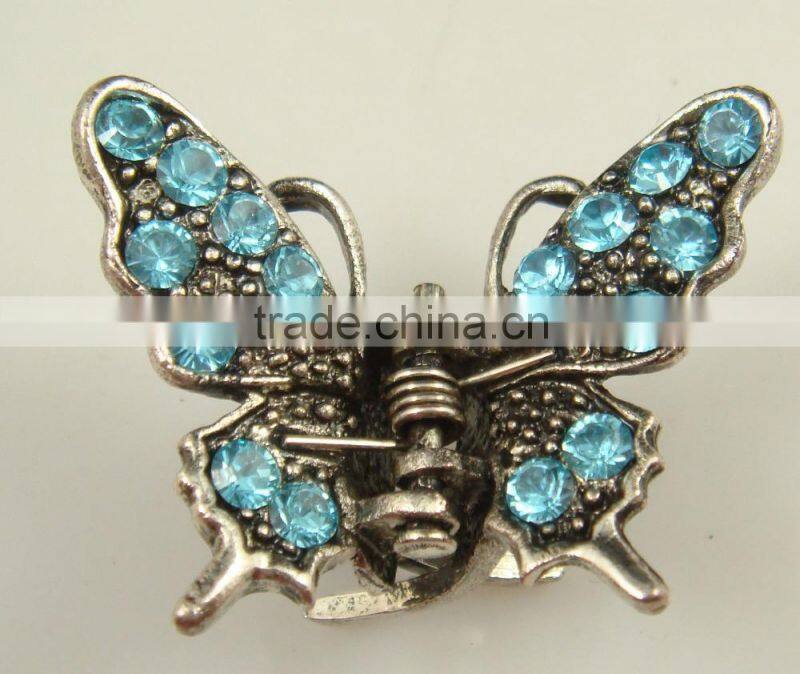 butterfly claw Crystal alloy Rhinestone Hair Clip Jaw Hairpin Fashion hot
