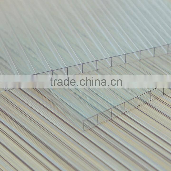 hollow polycarbonate greenhouse sheet corrugated roofing polycarbonate panels car port Honeycomb hollow sheet