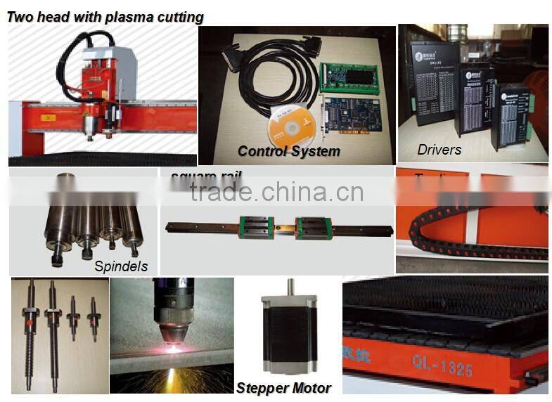 metal iron aluminum cutting engraving cnc plasma cutting machine with CE SGS